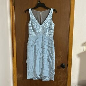 Light blue beaded top dress